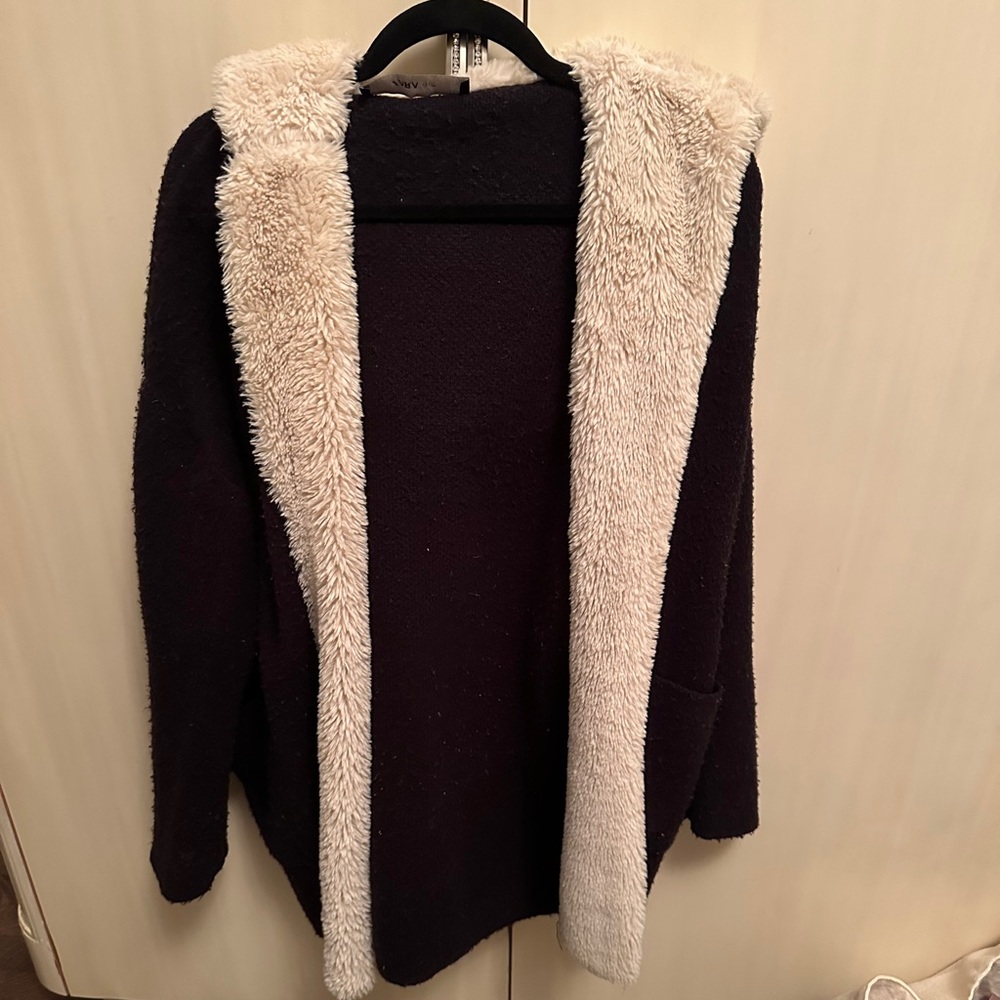 ZARA Oversized teddy sweater / coat
